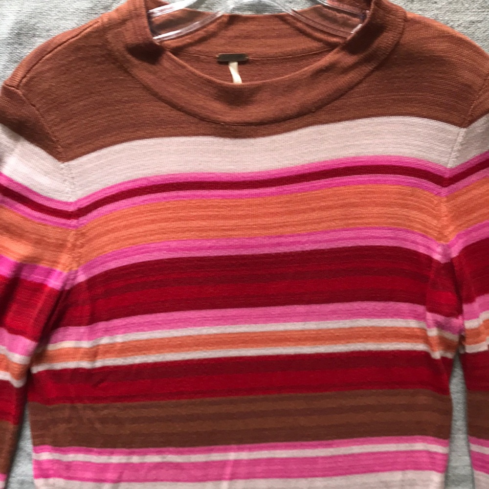 Striped free people lightweight sweater - Picture 2 of 3